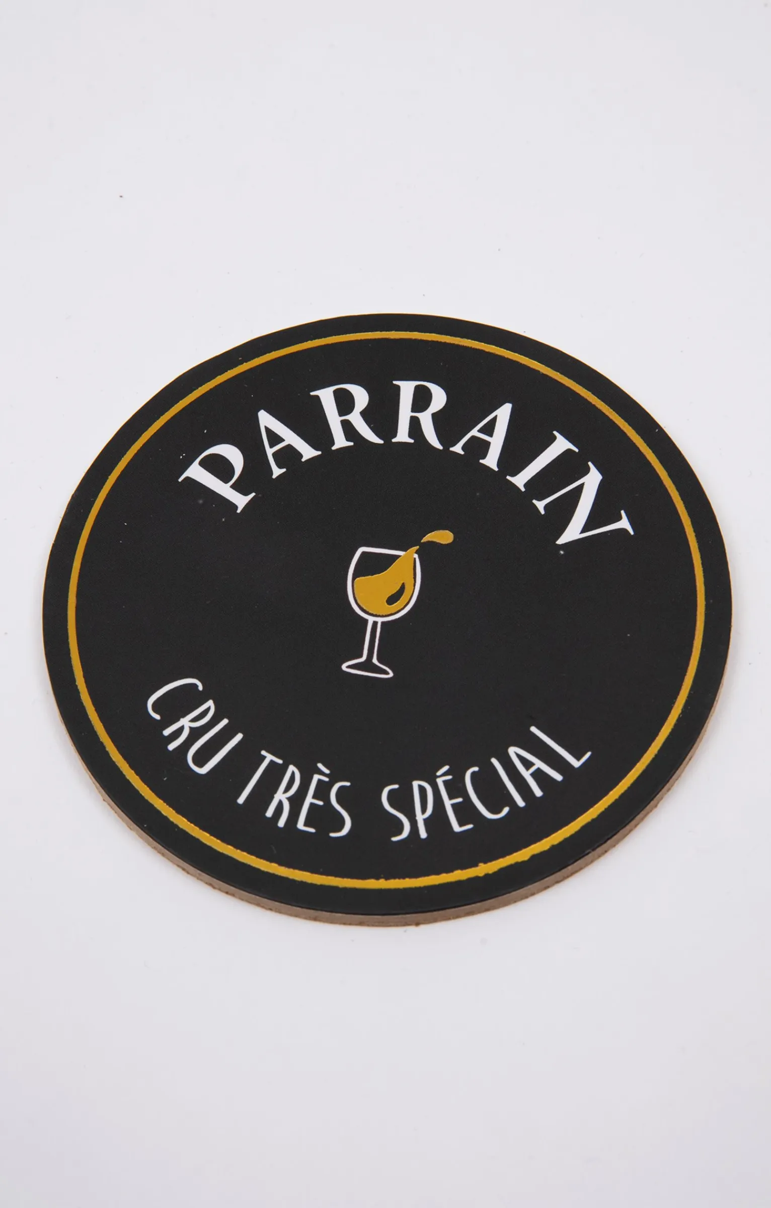 Accessoires<Armand Thiery Coffret verre et sous-verre Parrain - Noir