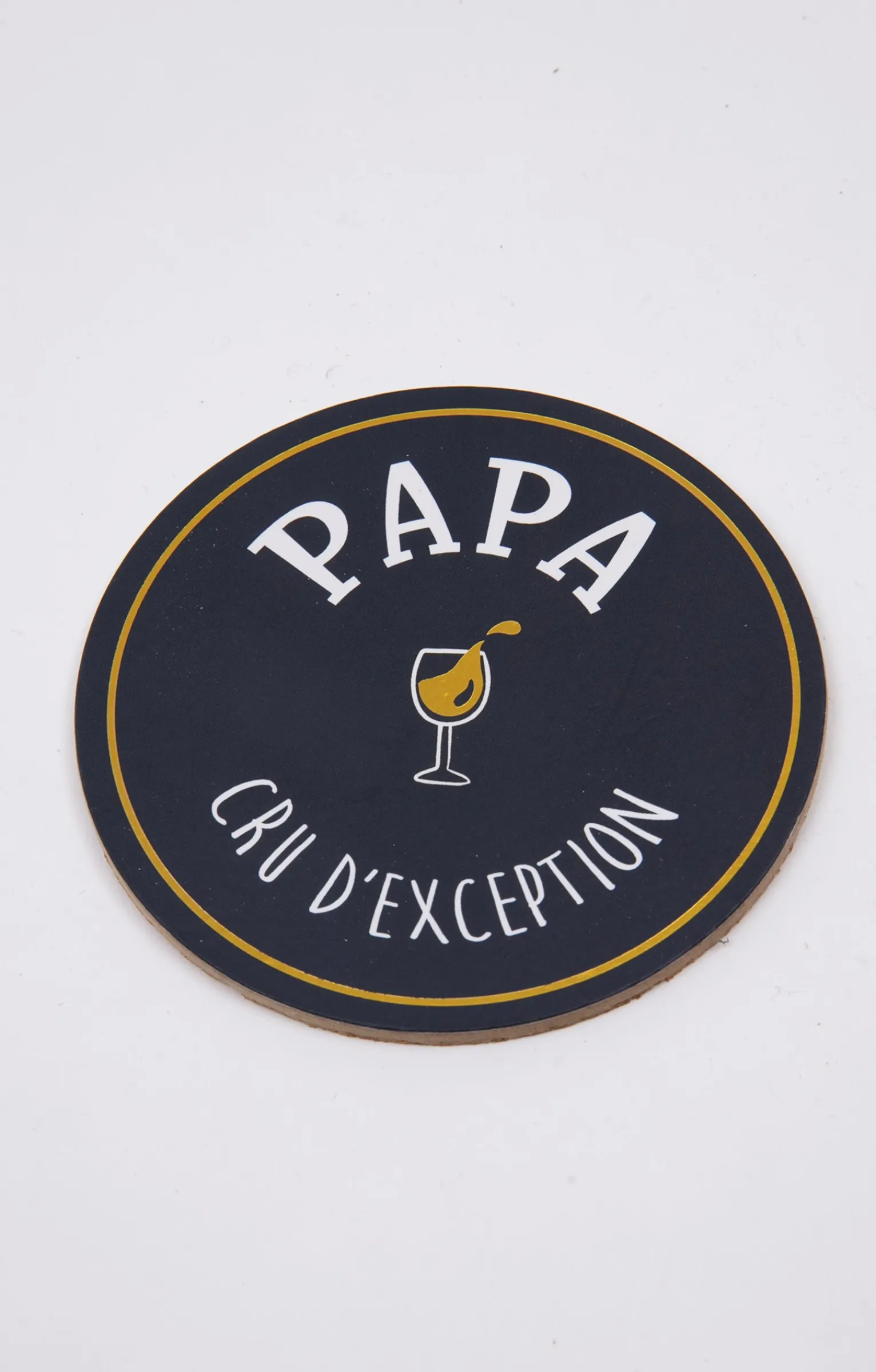 Accessoires<Armand Thiery Coffret verre et sous-verre Papa - Marine