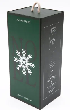 Accessoires<Armand Thiery Coffret verre et sous-verre Beau-Frère - Noir