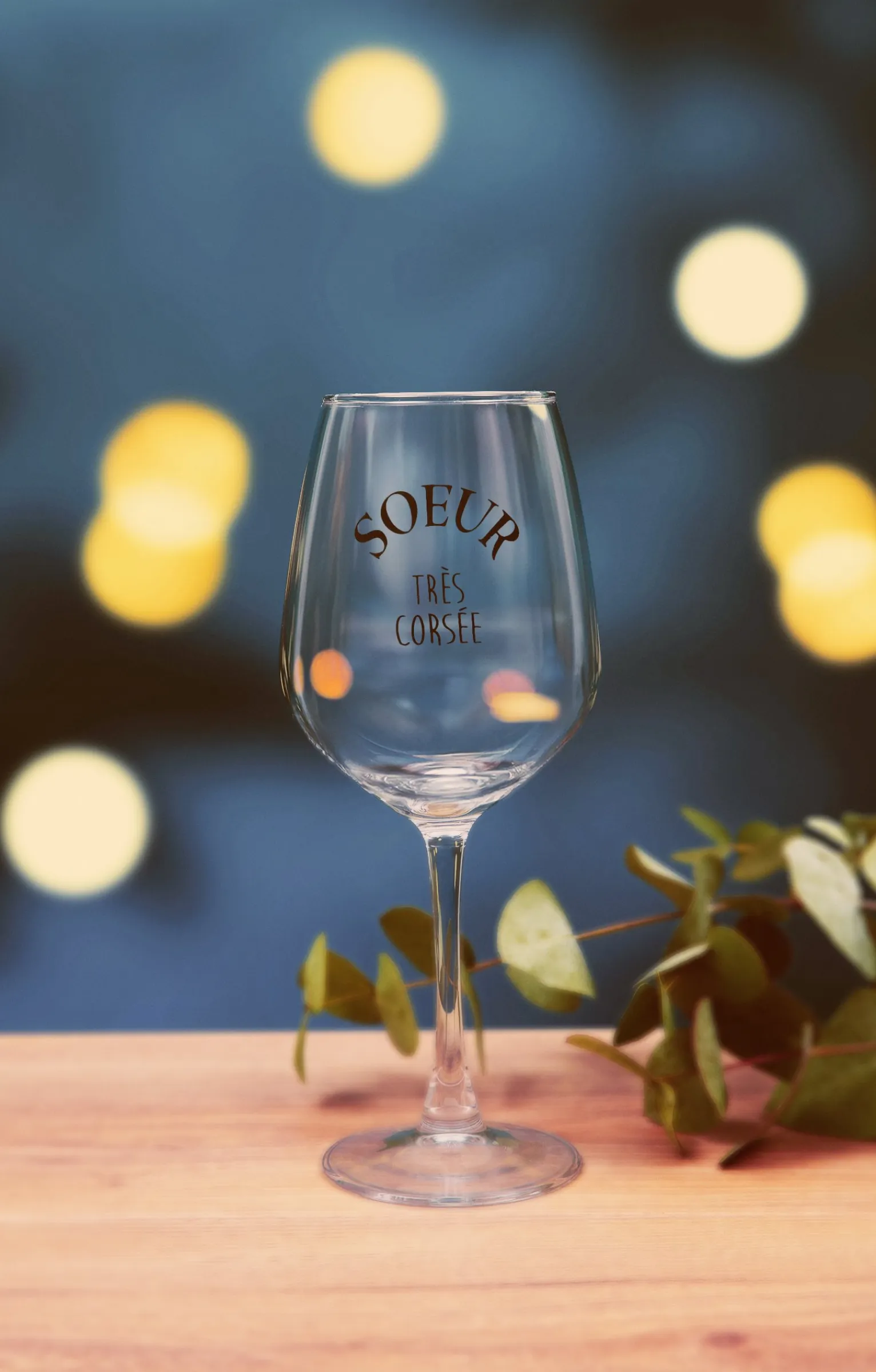Accessoires<Armand Thiery Coffret verre et sous-verre Soeur - Bordeaux