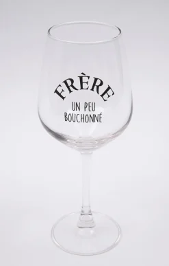 Accessoires<Armand Thiery Coffret verre et sous-verre Frère - Marine