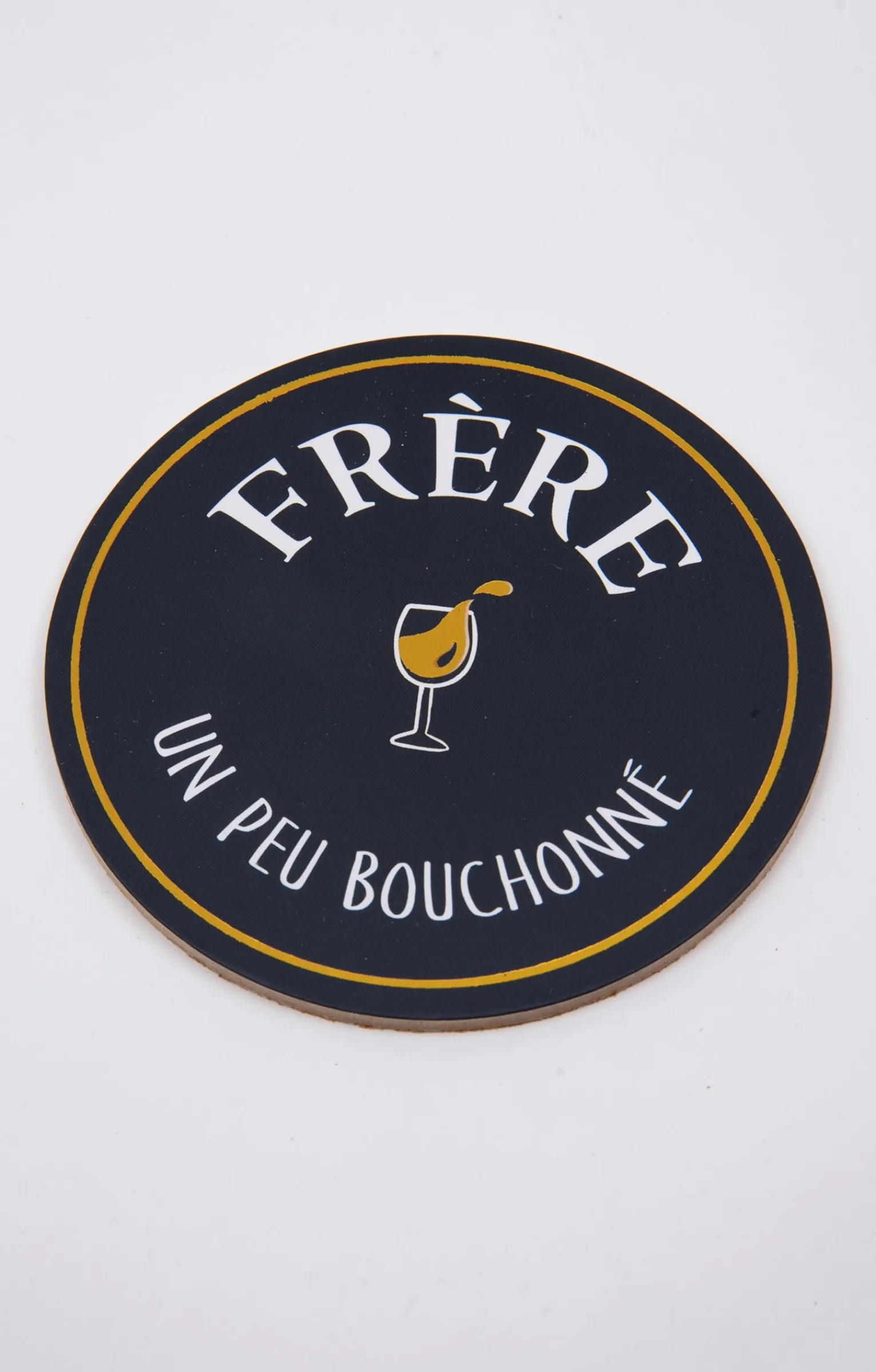 Accessoires<Armand Thiery Coffret verre et sous-verre Frère - Marine