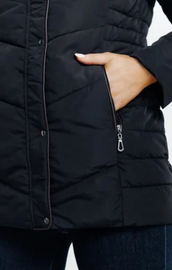 Impers & Parkas<Armand Thiery Doudoune au matelassage fantaisie - Noir
