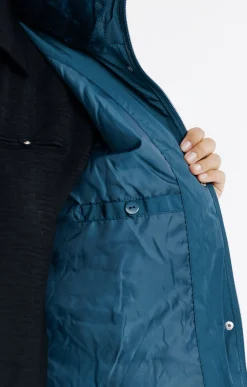 Impers & Parkas<Armand Thiery Doudoune au matelassage fantaisie - Pétrole