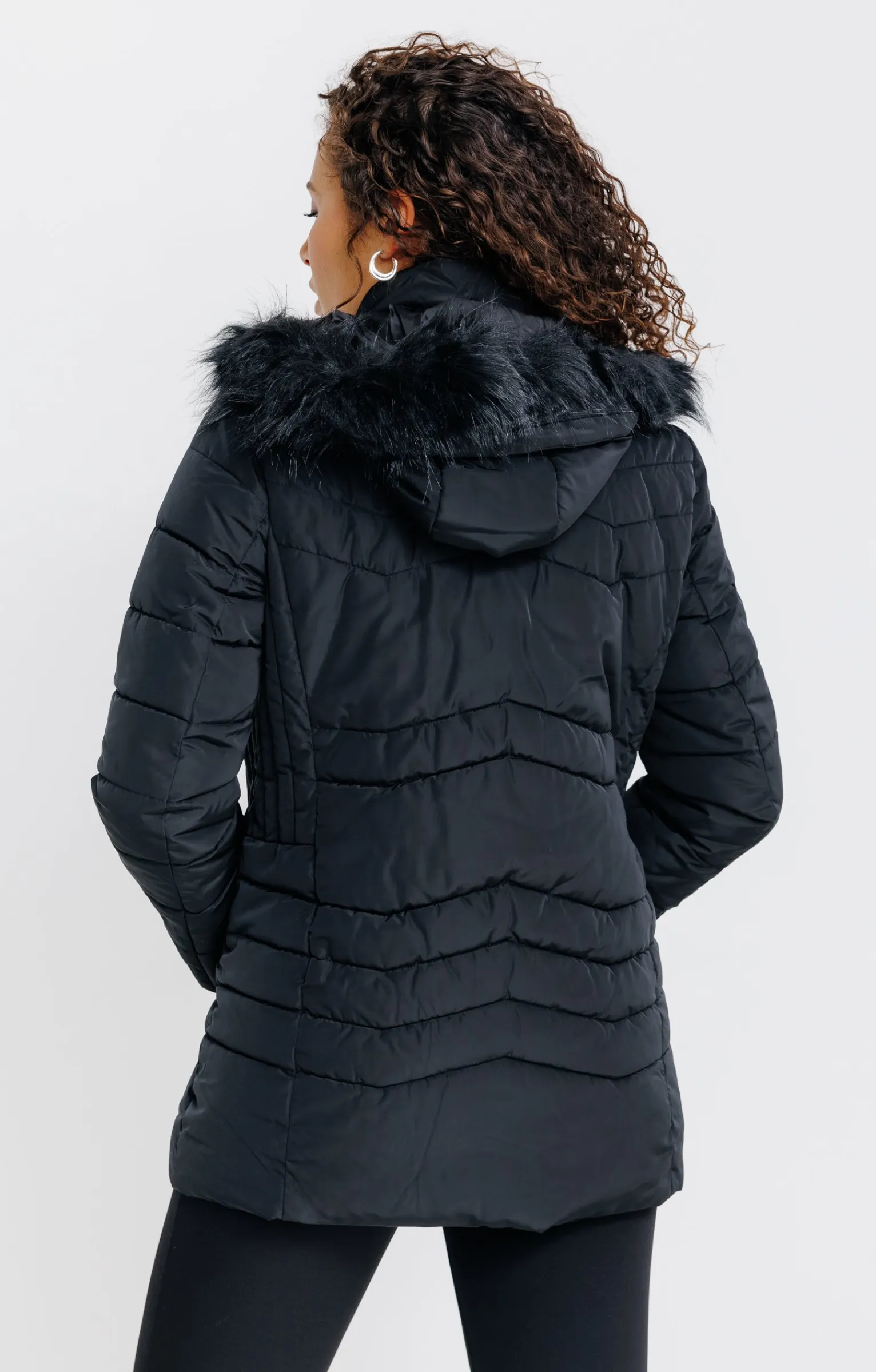 Impers & Parkas<Armand Thiery Doudoune au matelassage fantaisie - Noir