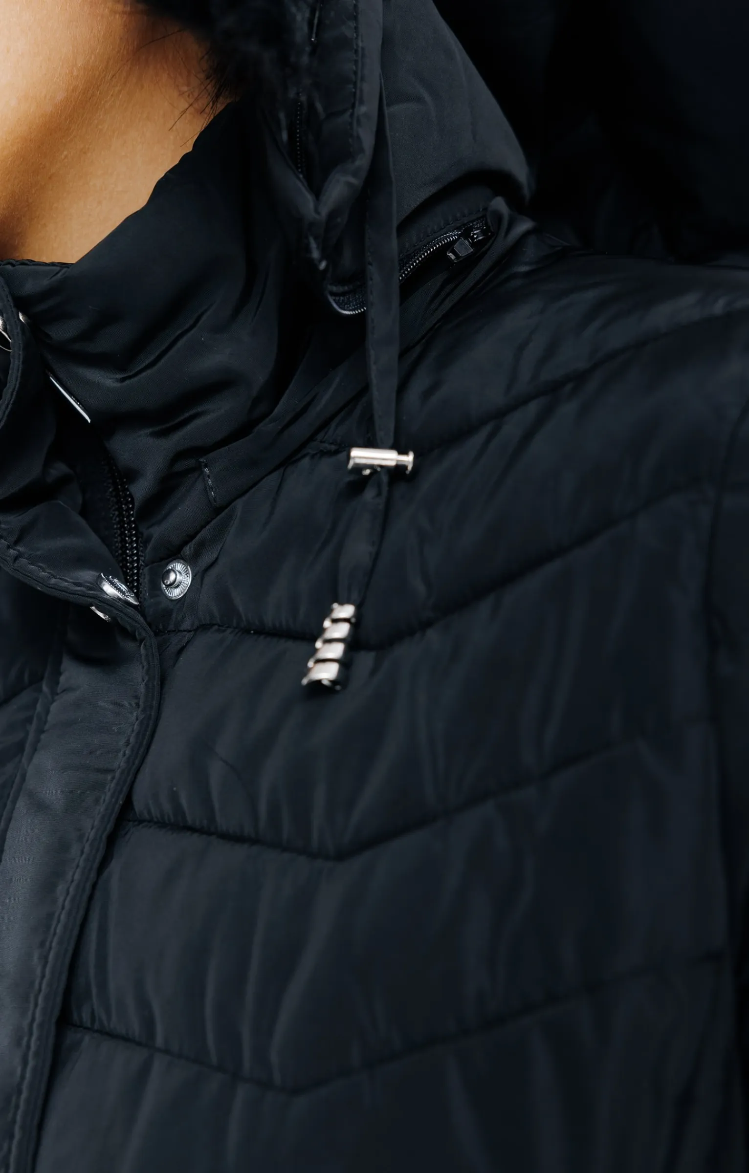 Impers & Parkas<Armand Thiery Doudoune au matelassage fantaisie - Noir