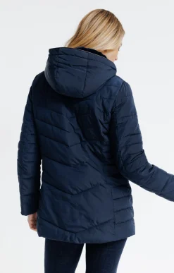 Impers & Parkas<Armand Thiery Doudoune au matelassage fantaisie - Marine