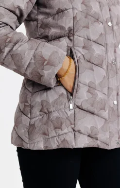 Impers & Parkas<Armand Thiery Doudoune imprimée - Taupe