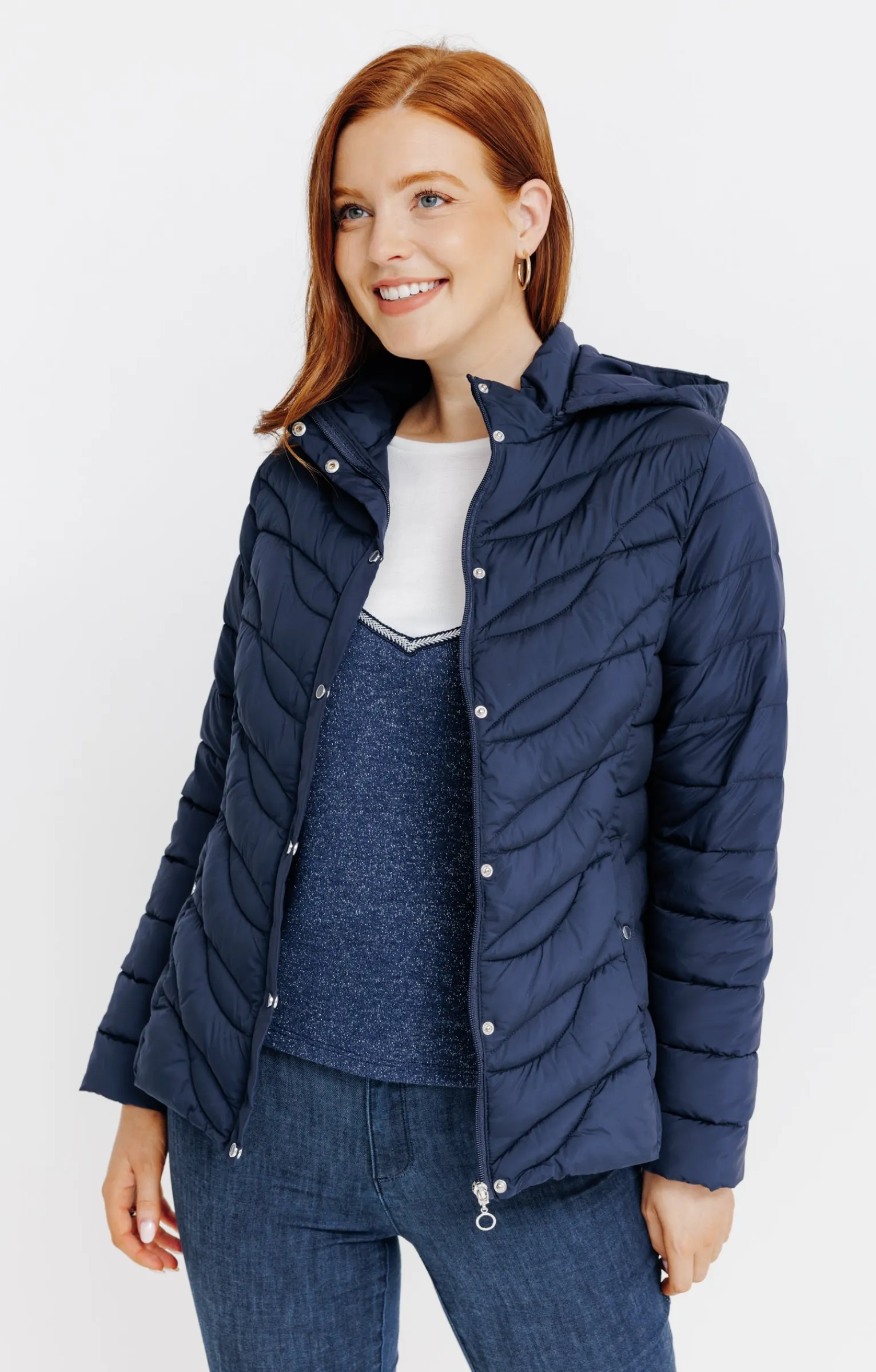 Impers & Parkas<Armand Thiery Doudoune légère non doublée - Marine