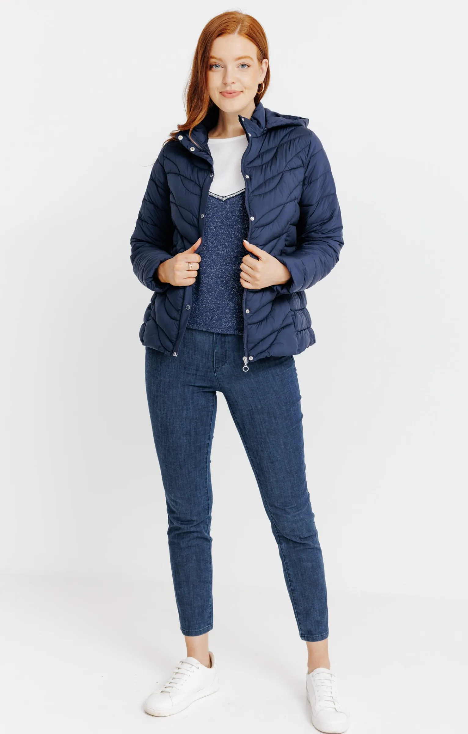 Impers & Parkas<Armand Thiery Doudoune légère non doublée - Marine