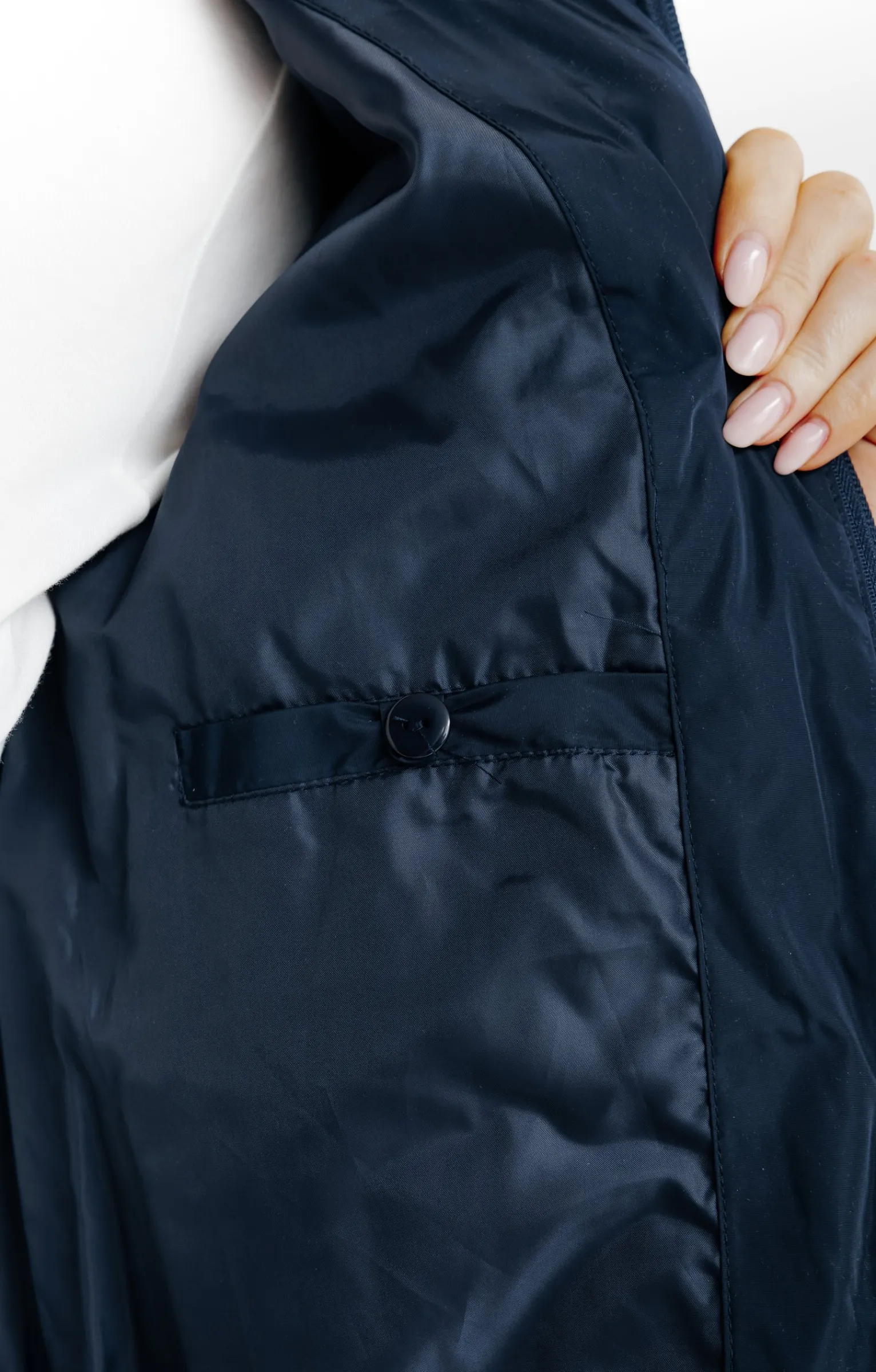 Impers & Parkas<Armand Thiery Doudoune longue en duvet et plumes - Marine