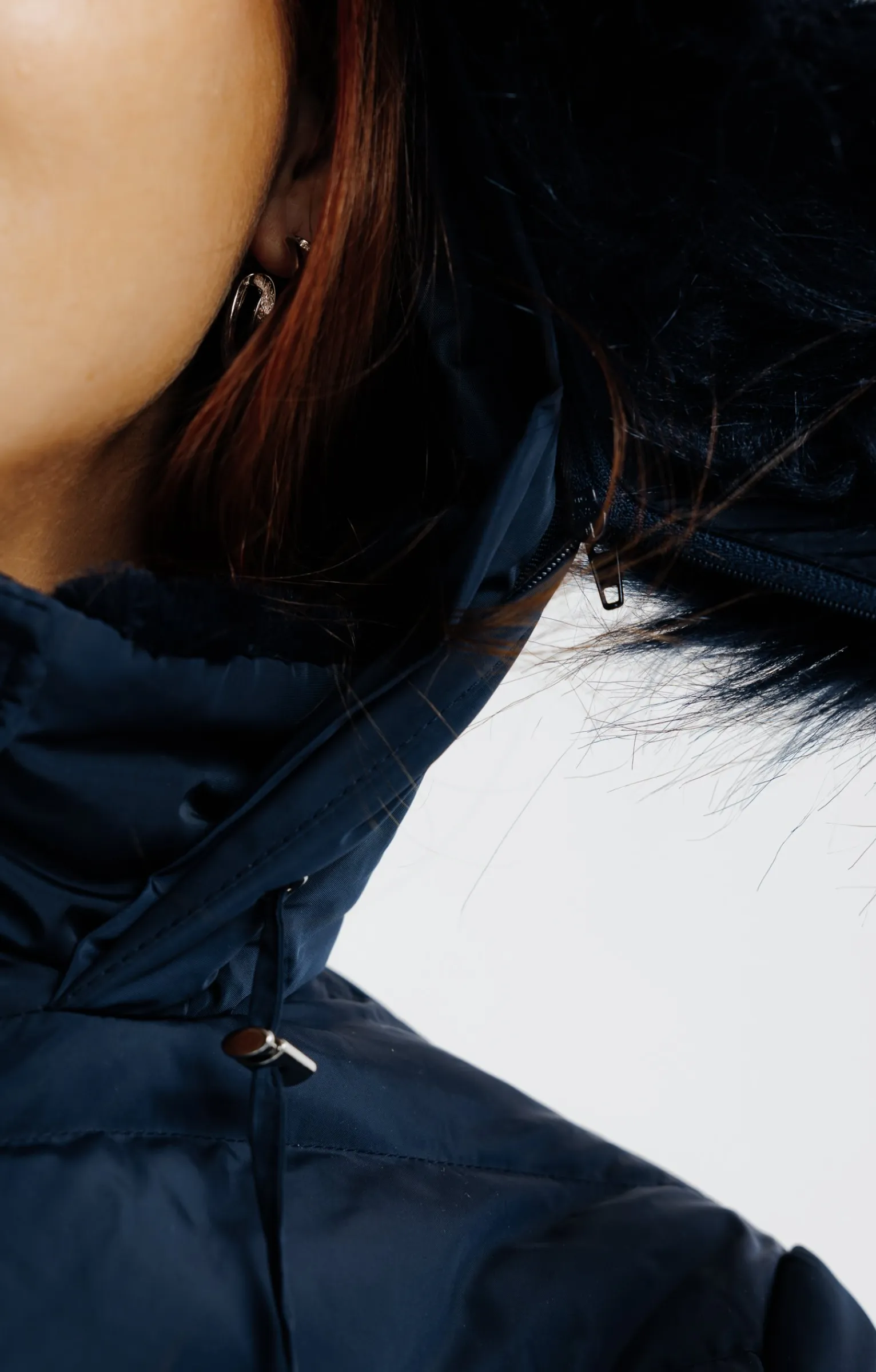 Impers & Parkas<Armand Thiery Doudoune longue en duvet et plumes - Marine
