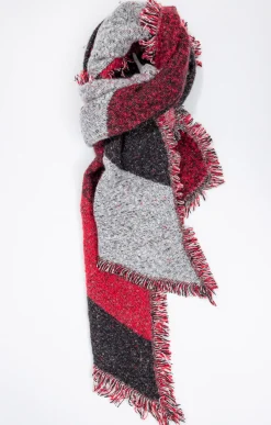 Accessoires<Armand Thiery FOULARD CHAUD TISSE - Rouge