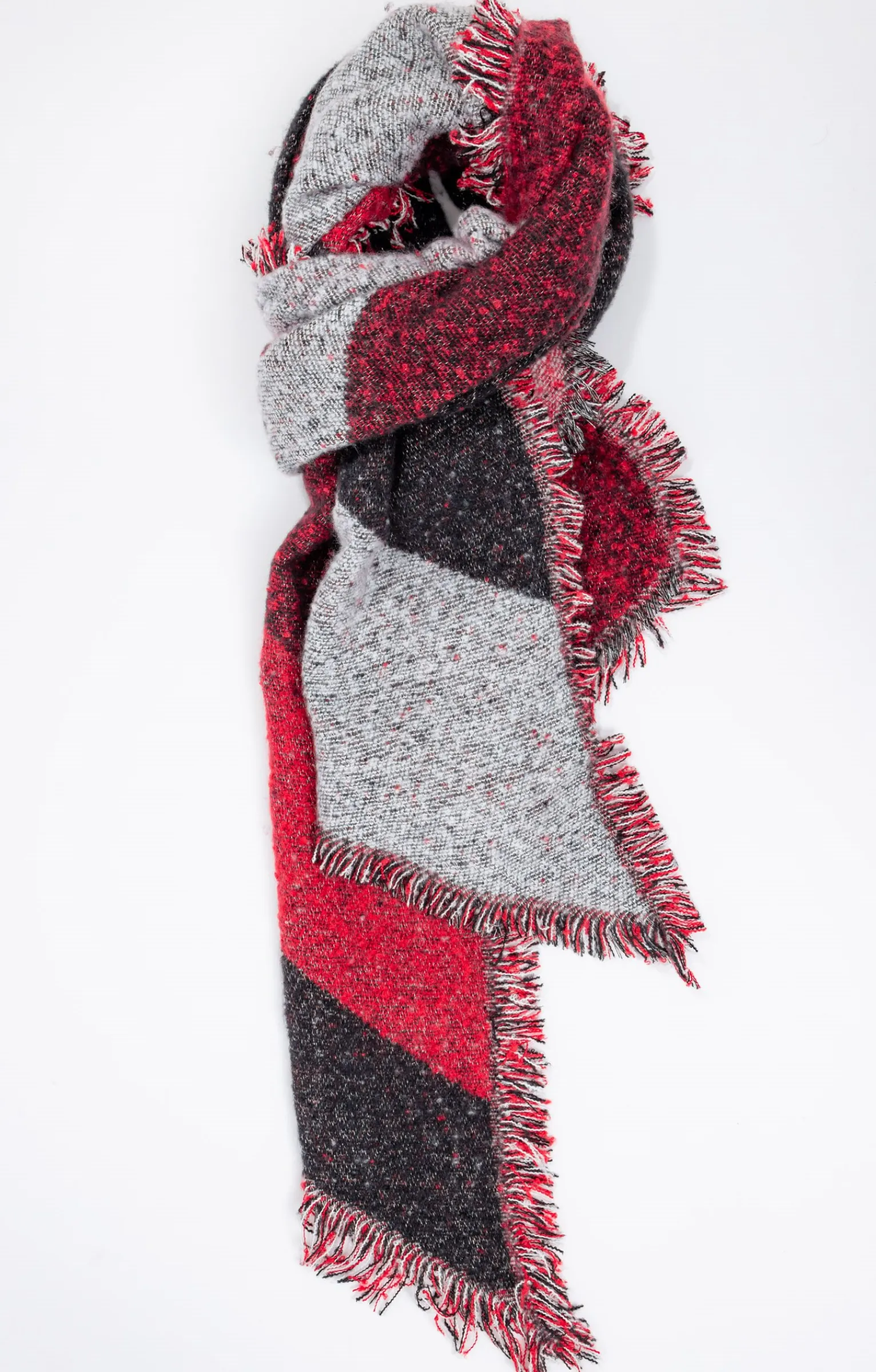 Accessoires<Armand Thiery FOULARD CHAUD TISSE - Rouge
