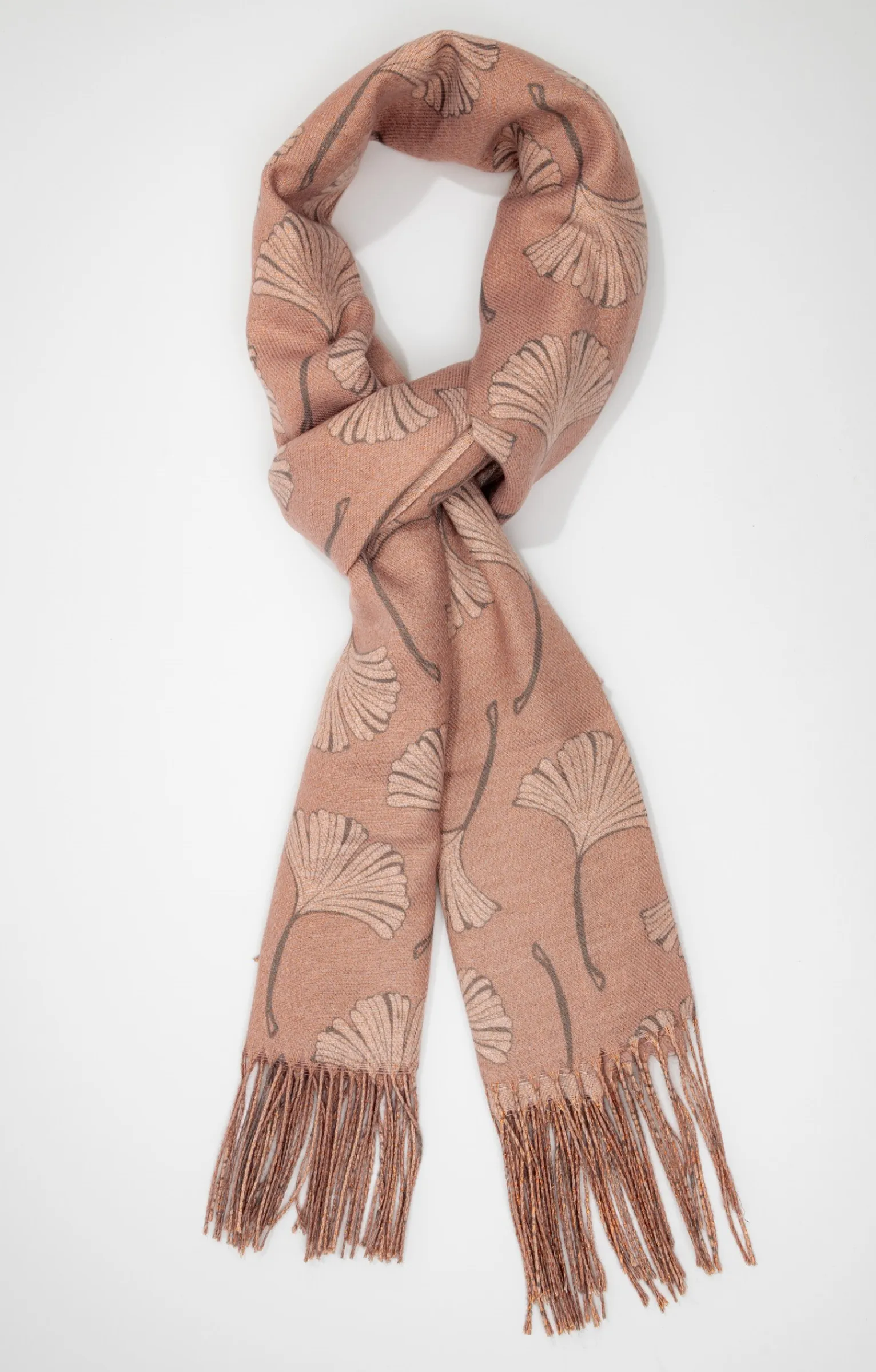 Accessoires<Armand Thiery FOULARD EN JACQUARD LEGER TISSE - Rose