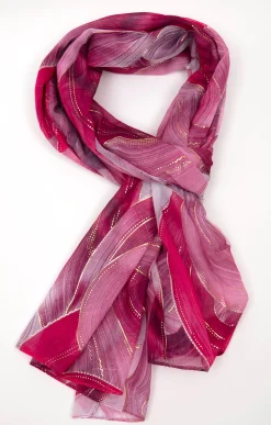 Accessoires<Armand Thiery Foulard imprimé abstrait - Framboise