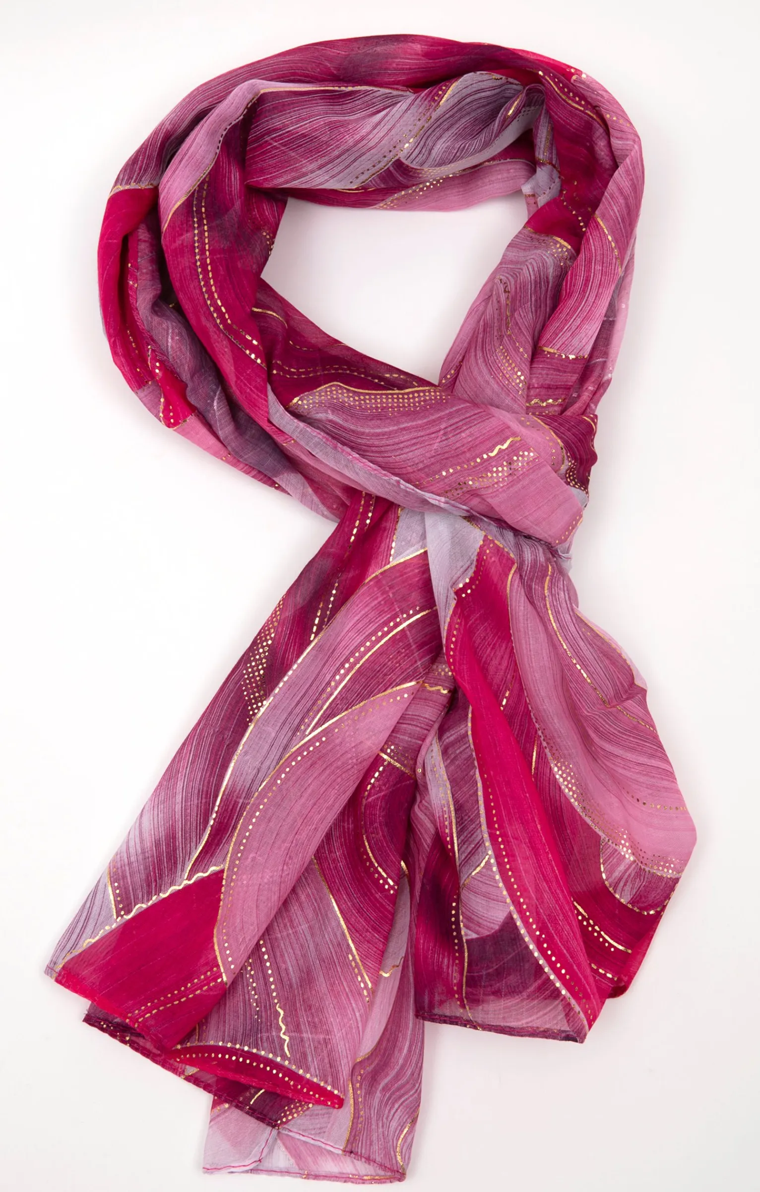 Accessoires<Armand Thiery Foulard imprimé abstrait - Framboise