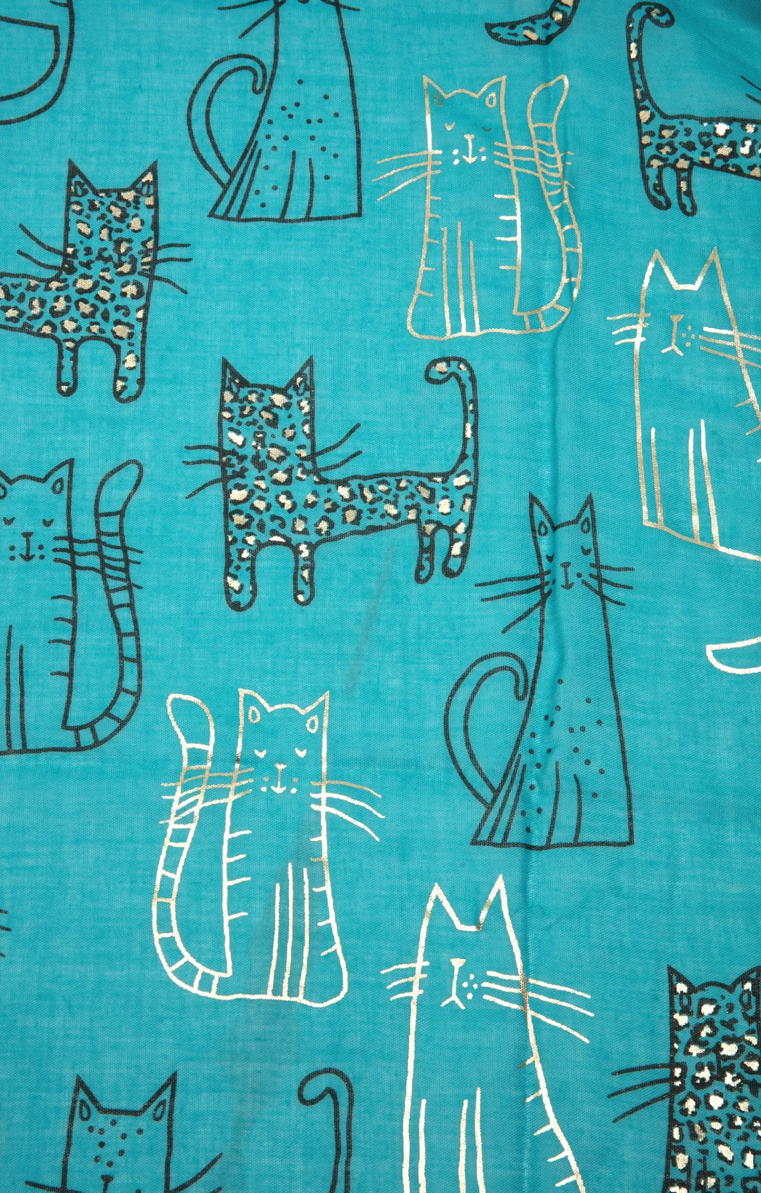 Accessoires<Armand Thiery Foulard imprimé chats - Canard