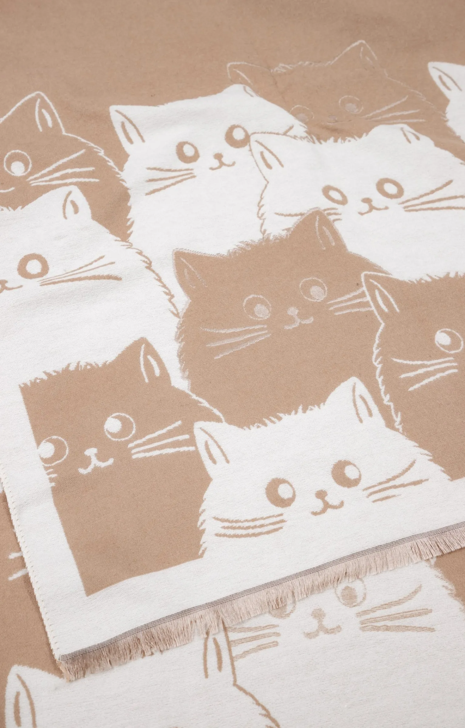 Accessoires<Armand Thiery FOULARD JACQUARD CHAUD - Beige