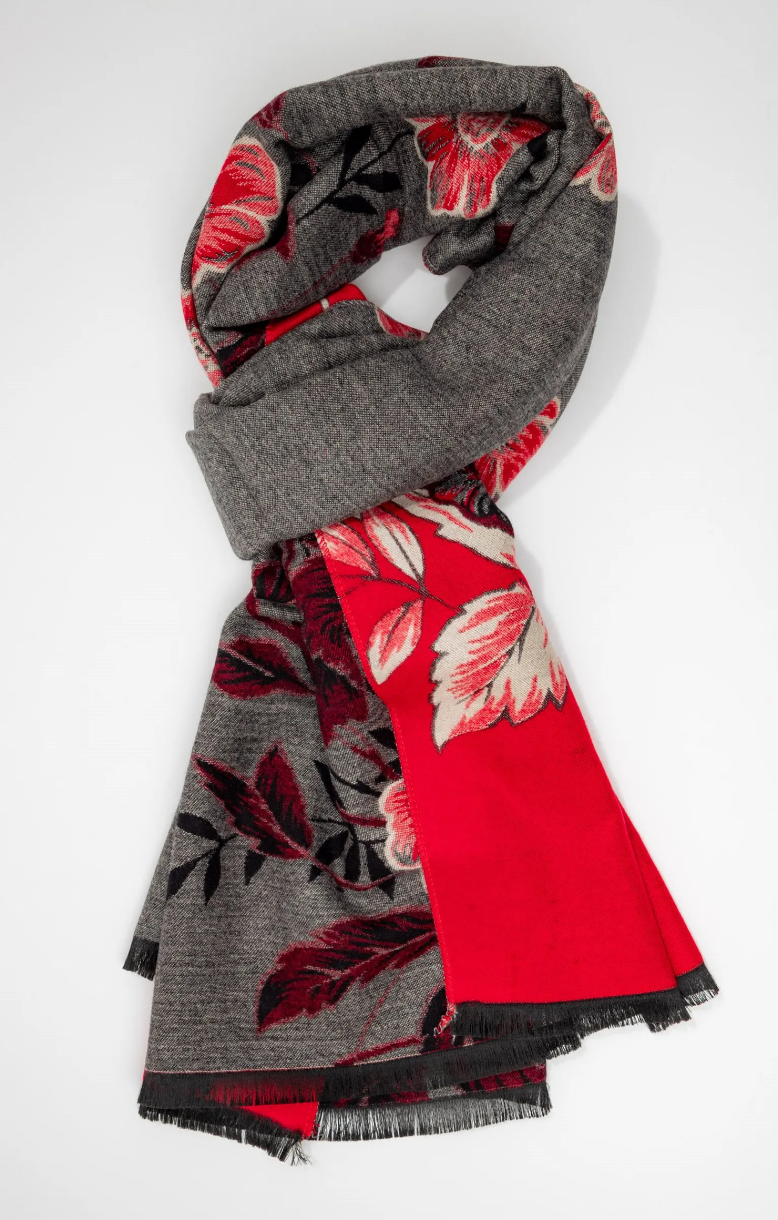 Accessoires<Armand Thiery FOULARD JACQUARD CHAUD - Rouge