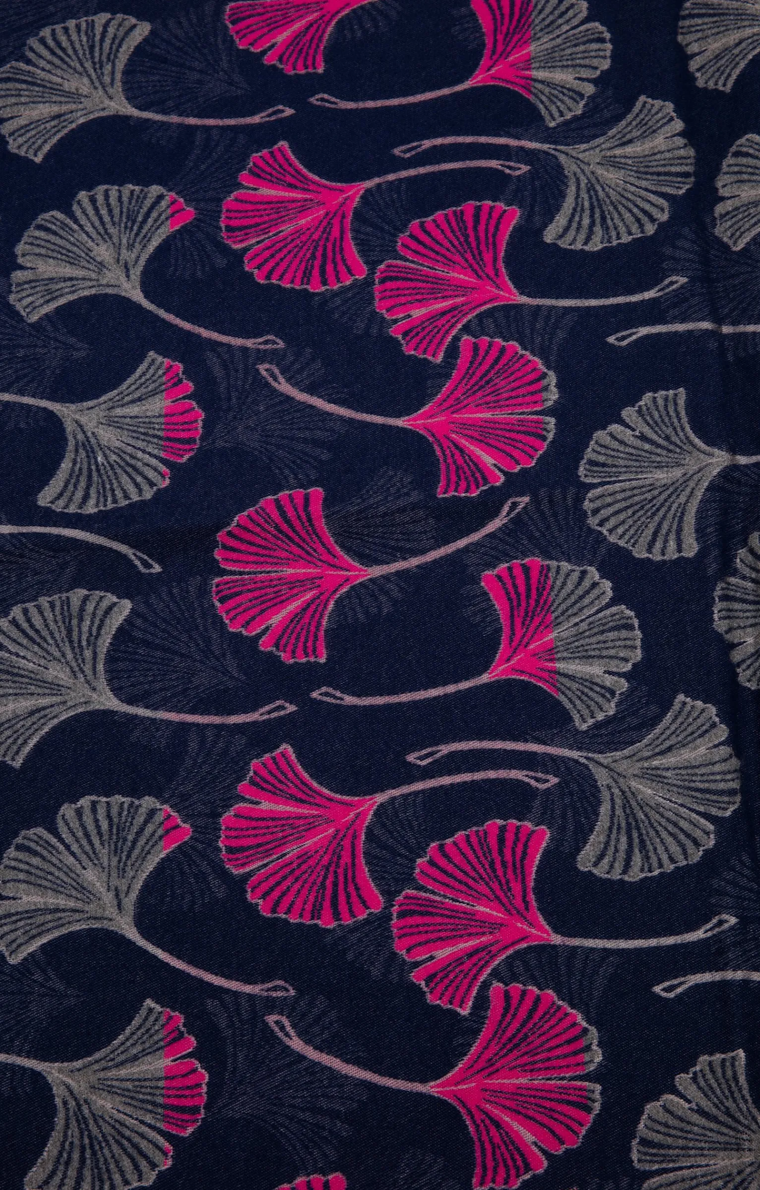 Accessoires<Armand Thiery FOULARD JACQUARD CHAUD - Marine