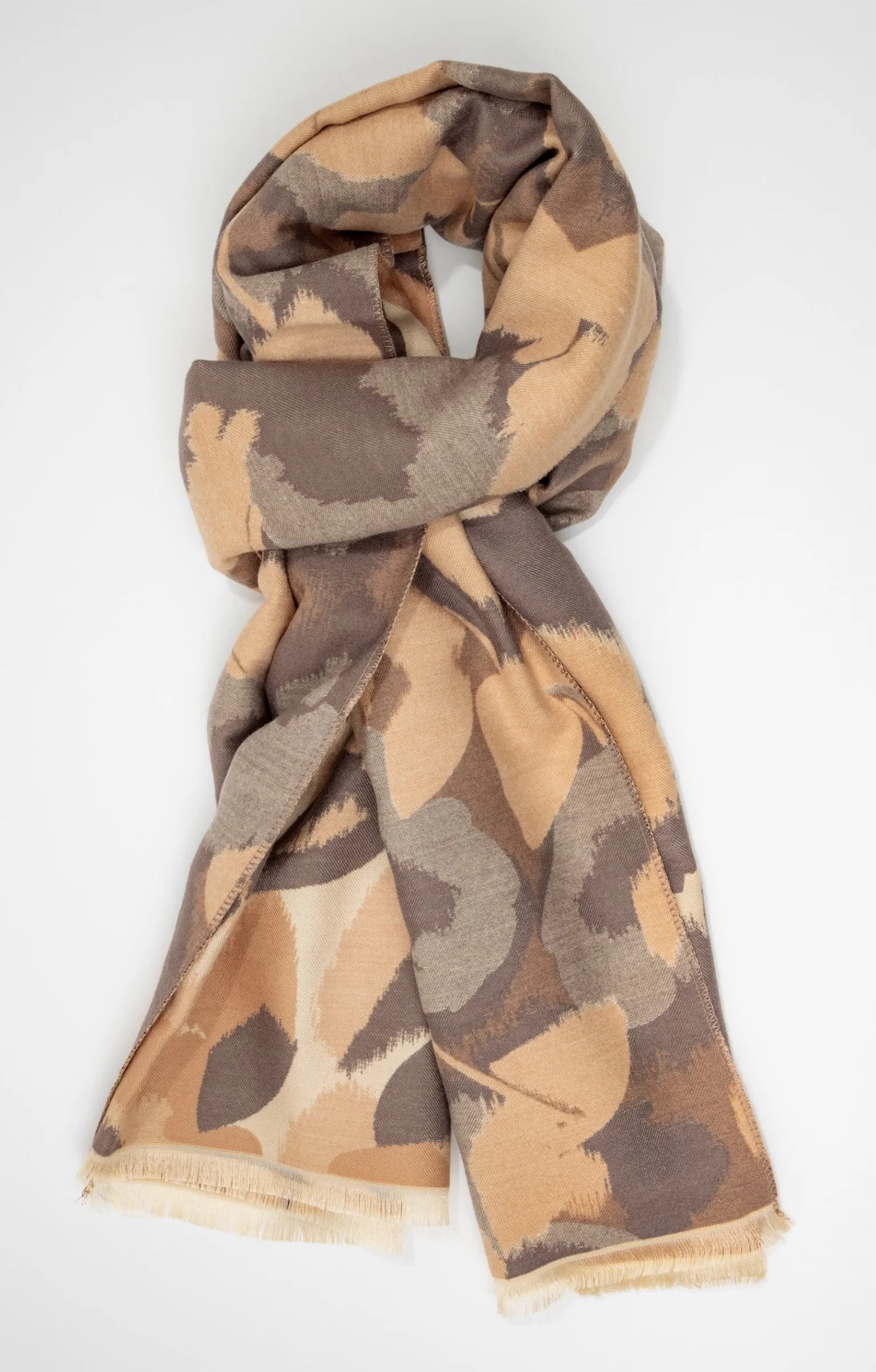 Accessoires<Armand Thiery FOULARD JACQUARD CHAUD - Beige