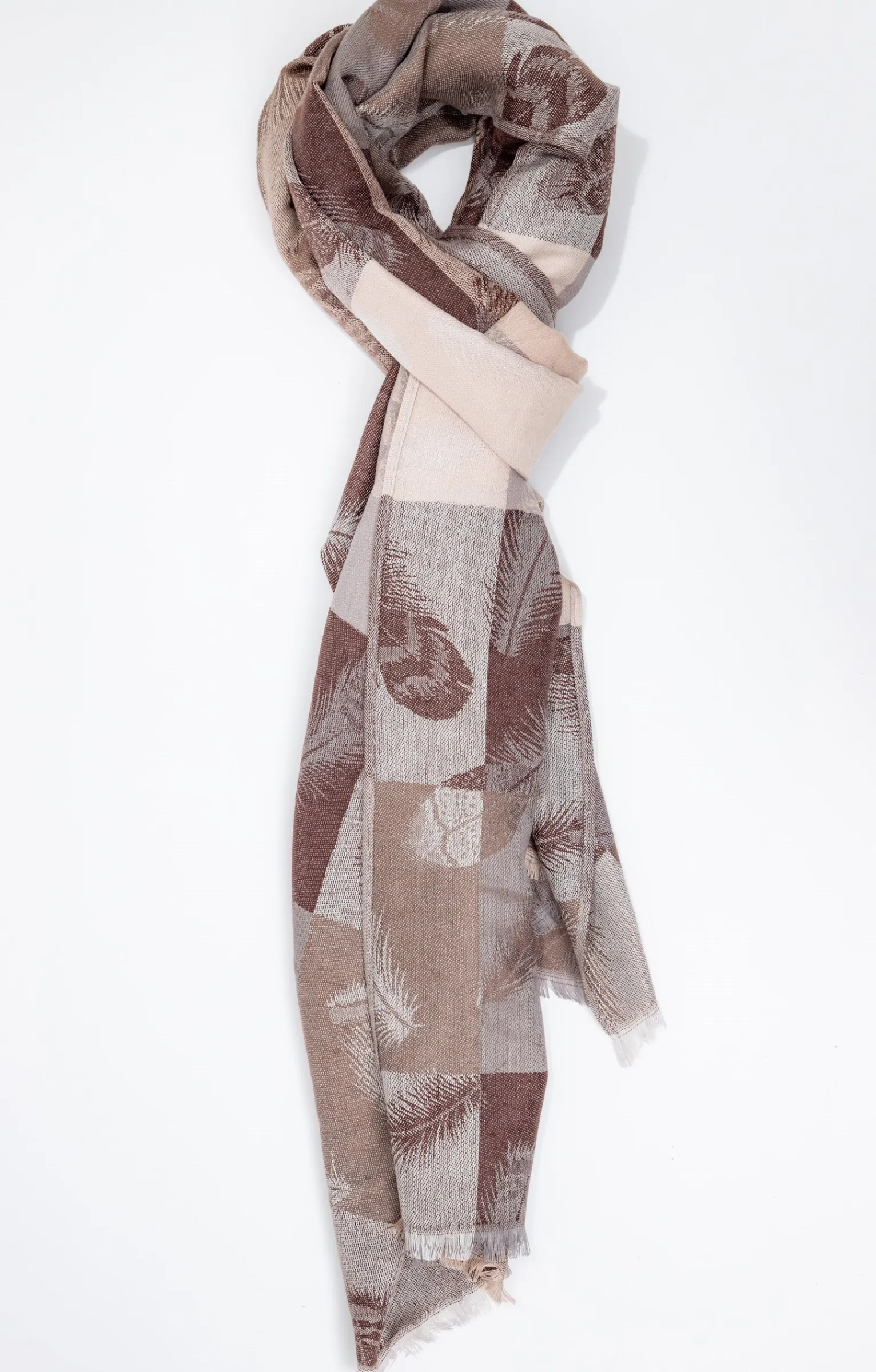 Accessoires<Armand Thiery FOULARD JACQUARD CLASSIQUE - Beige