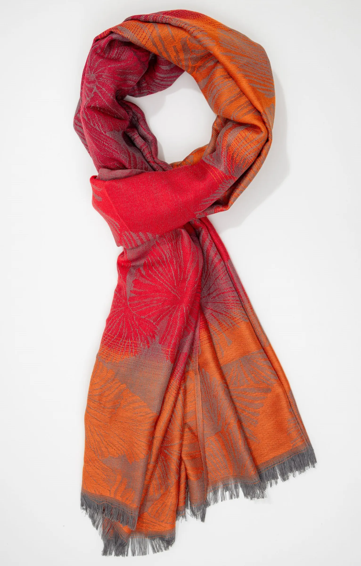 Accessoires<Armand Thiery FOULARD JACQUARD CLASSIQUE - Orange