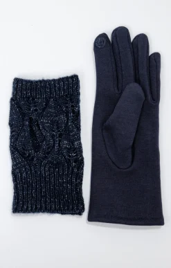 Accessoires<Armand Thiery Gants 2 en 1 bimatière - Marine