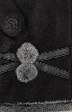 Accessoires<Armand Thiery Gants fantaisie en suédine - Noir