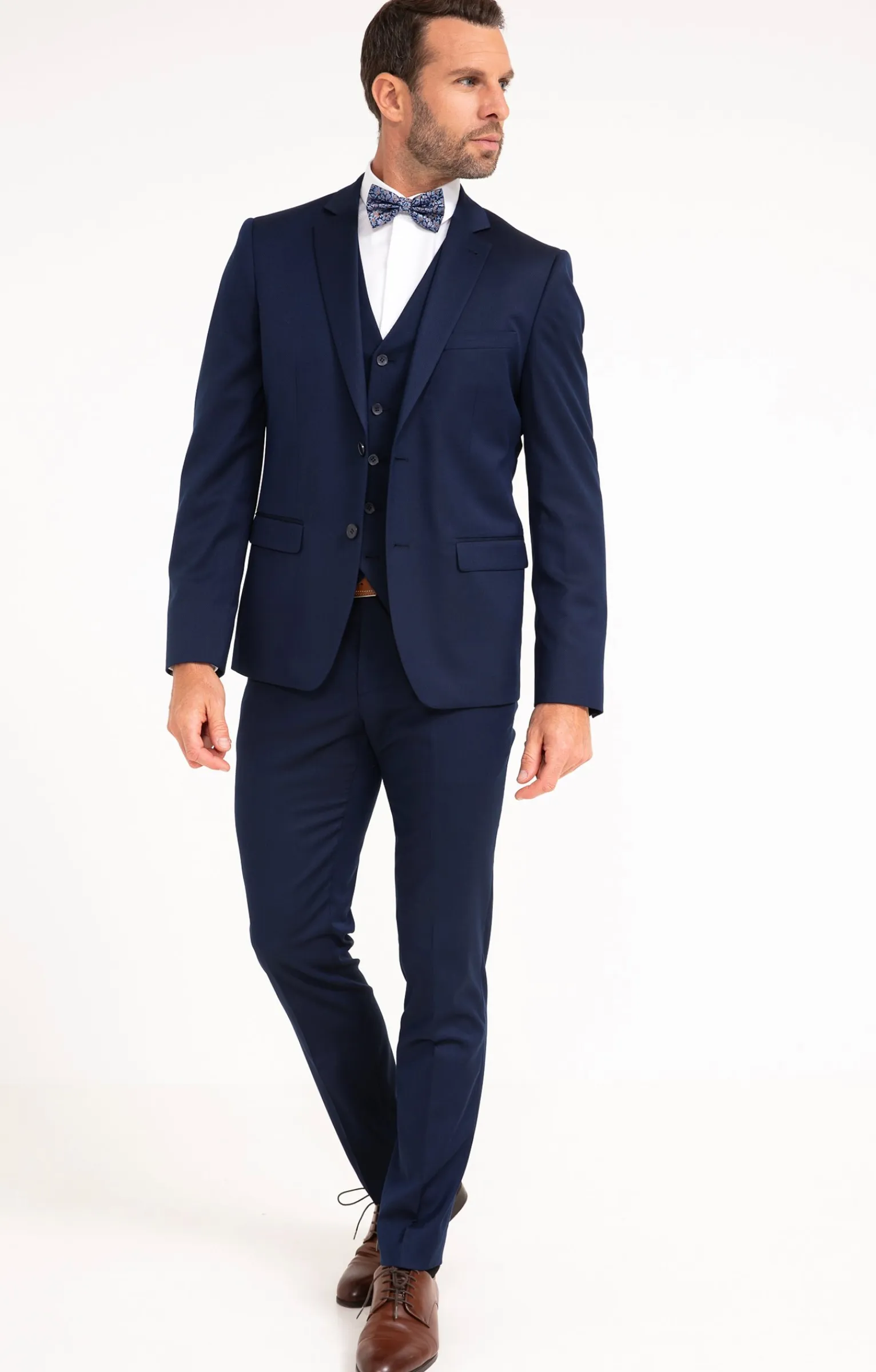 Costumes<Armand Thiery Gilet de costume Flotta - Marine