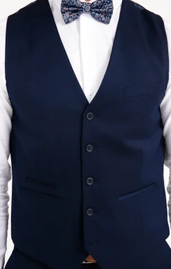 Costumes<Armand Thiery Gilet de costume Flotta - Marine
