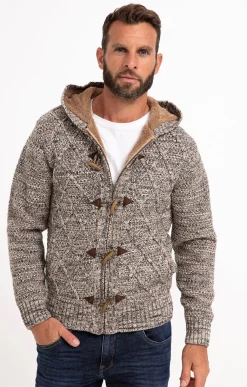 Pulls & Gilets<Armand Thiery Gilet doublé sherpa avec capuche - Camel