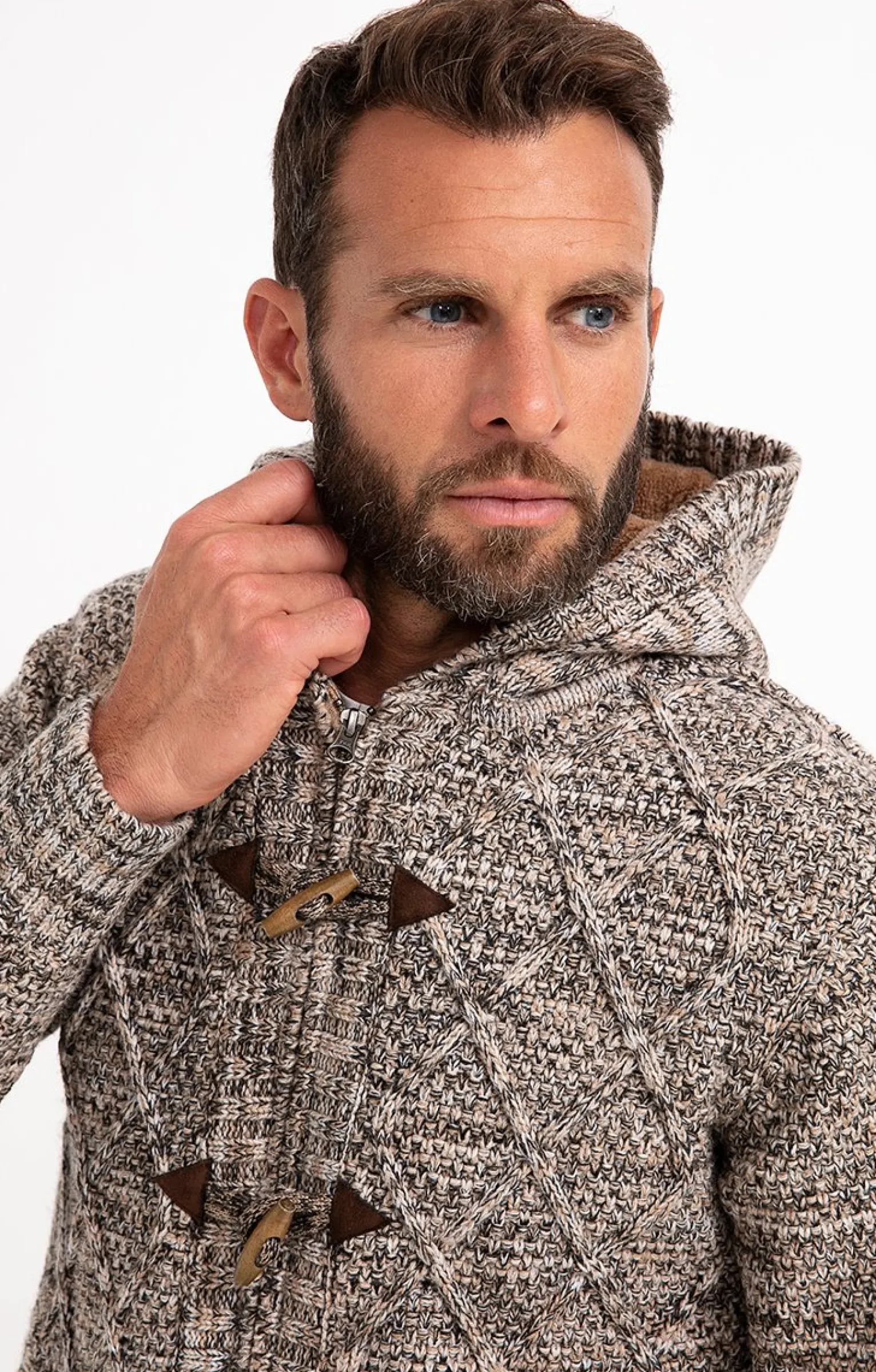 Pulls & Gilets<Armand Thiery Gilet doublé sherpa avec capuche - Camel