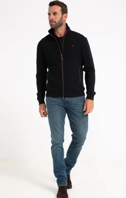 Pulls & Gilets<Armand Thiery Gilet manches longues Bimat - Marine