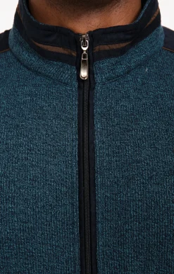Pulls & Gilets<Armand Thiery Gilet manches longues Chaud - Pétrole