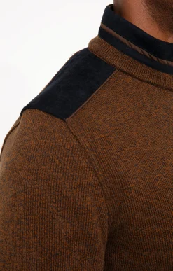 Pulls & Gilets<Armand Thiery Gilet manches longues Chaud - Havane