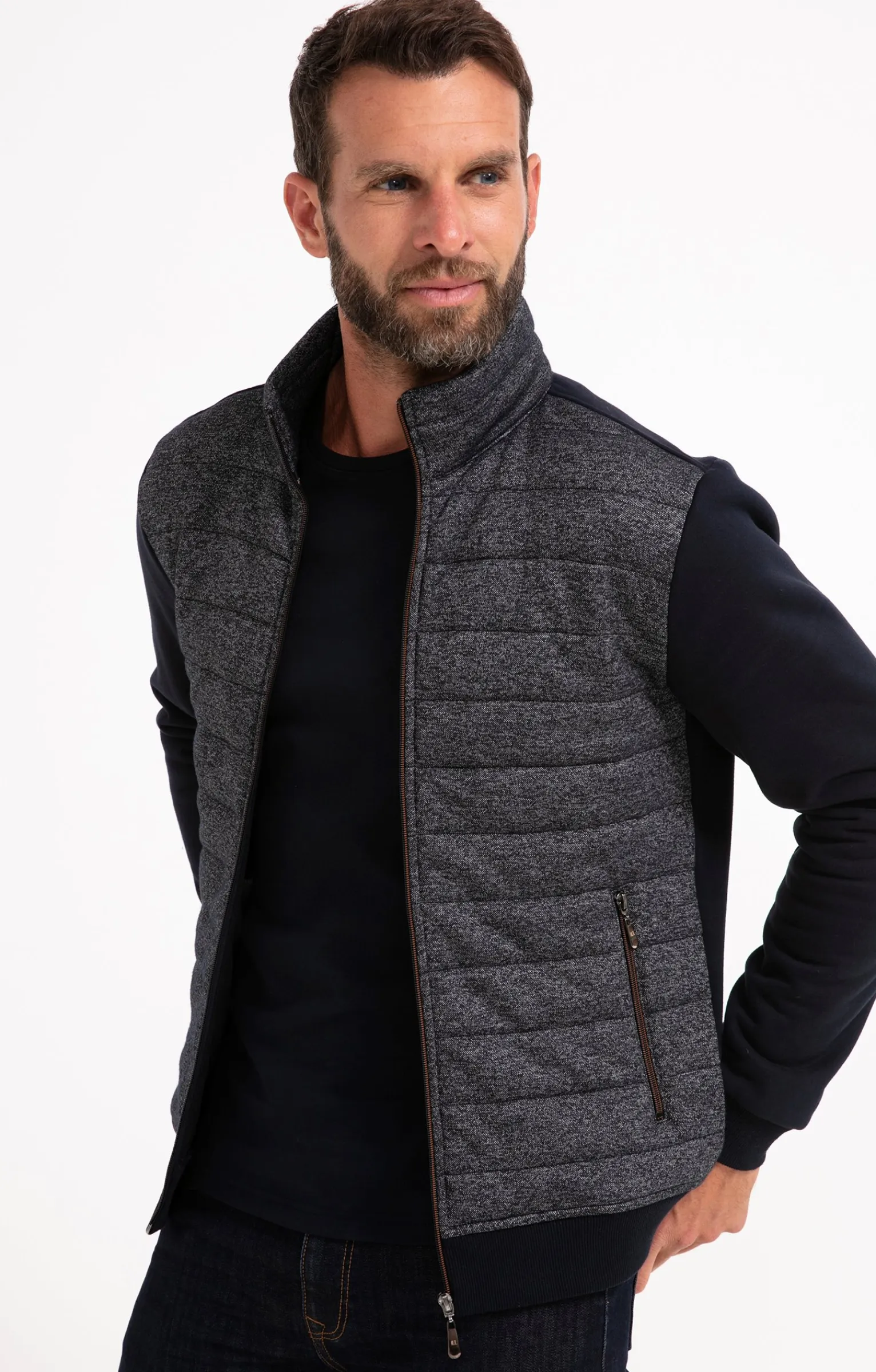 Pulls & Gilets<Armand Thiery Gilet manches longues Comfy - Marine