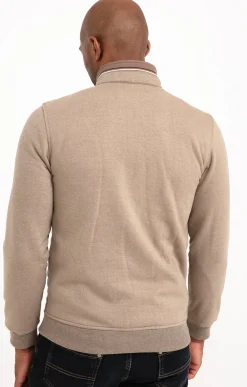 Pulls & Gilets<Armand Thiery Gilet manches longues Diams - Beige