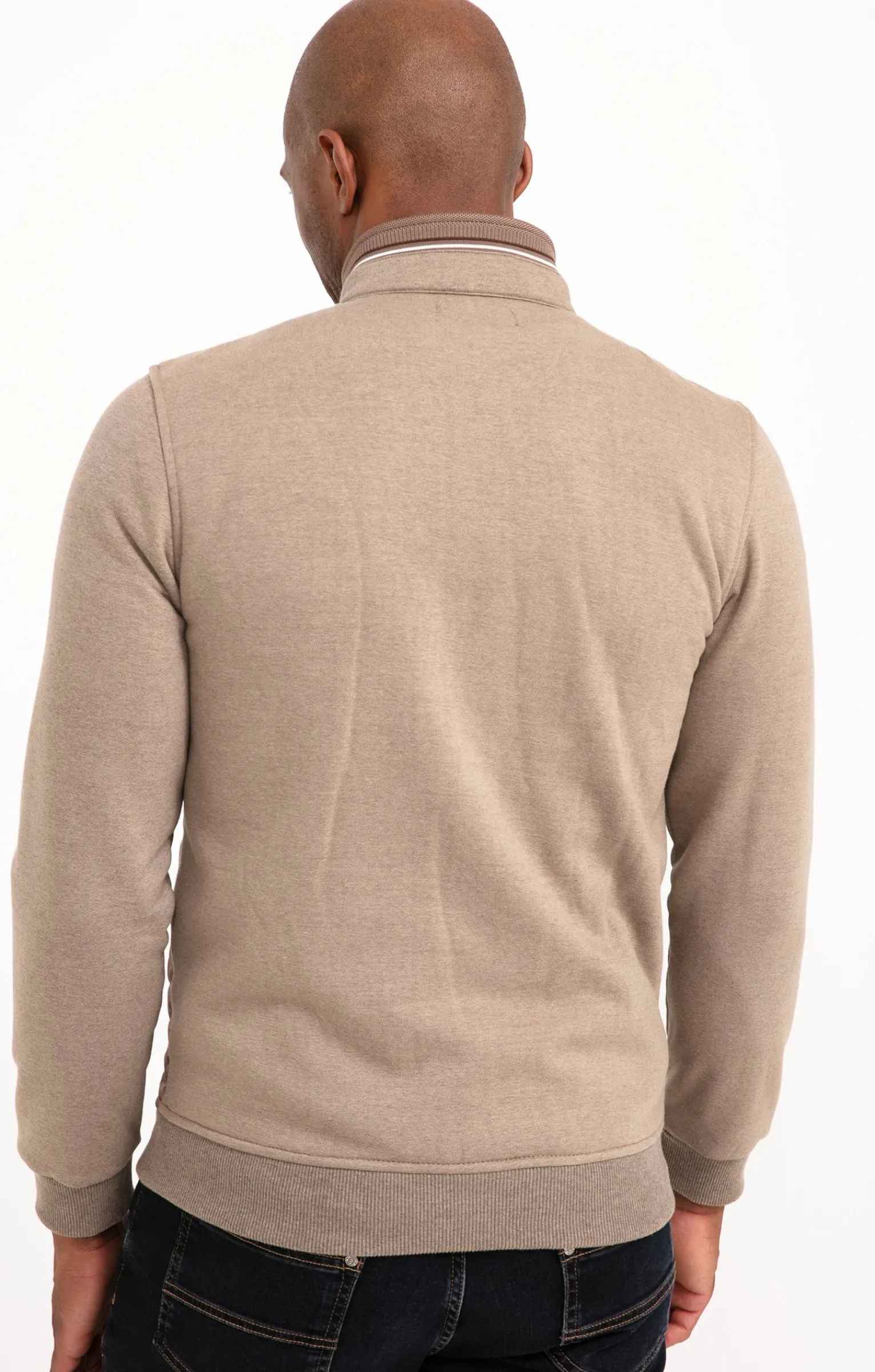 Pulls & Gilets<Armand Thiery Gilet manches longues Diams - Beige