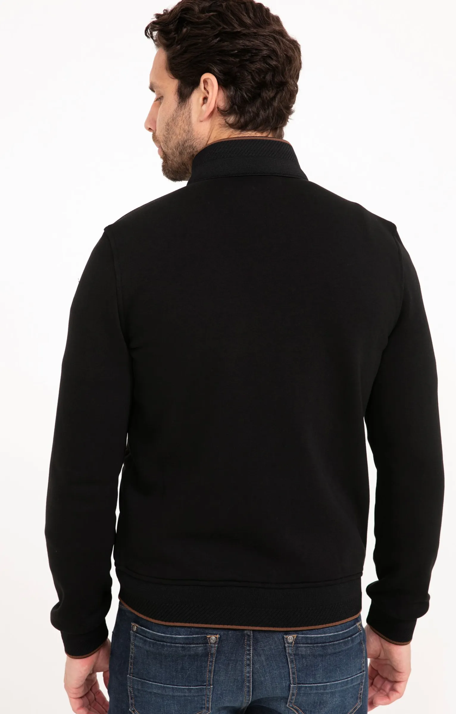 Pulls & Gilets<Armand Thiery Gilet manches longues Quadry - Noir