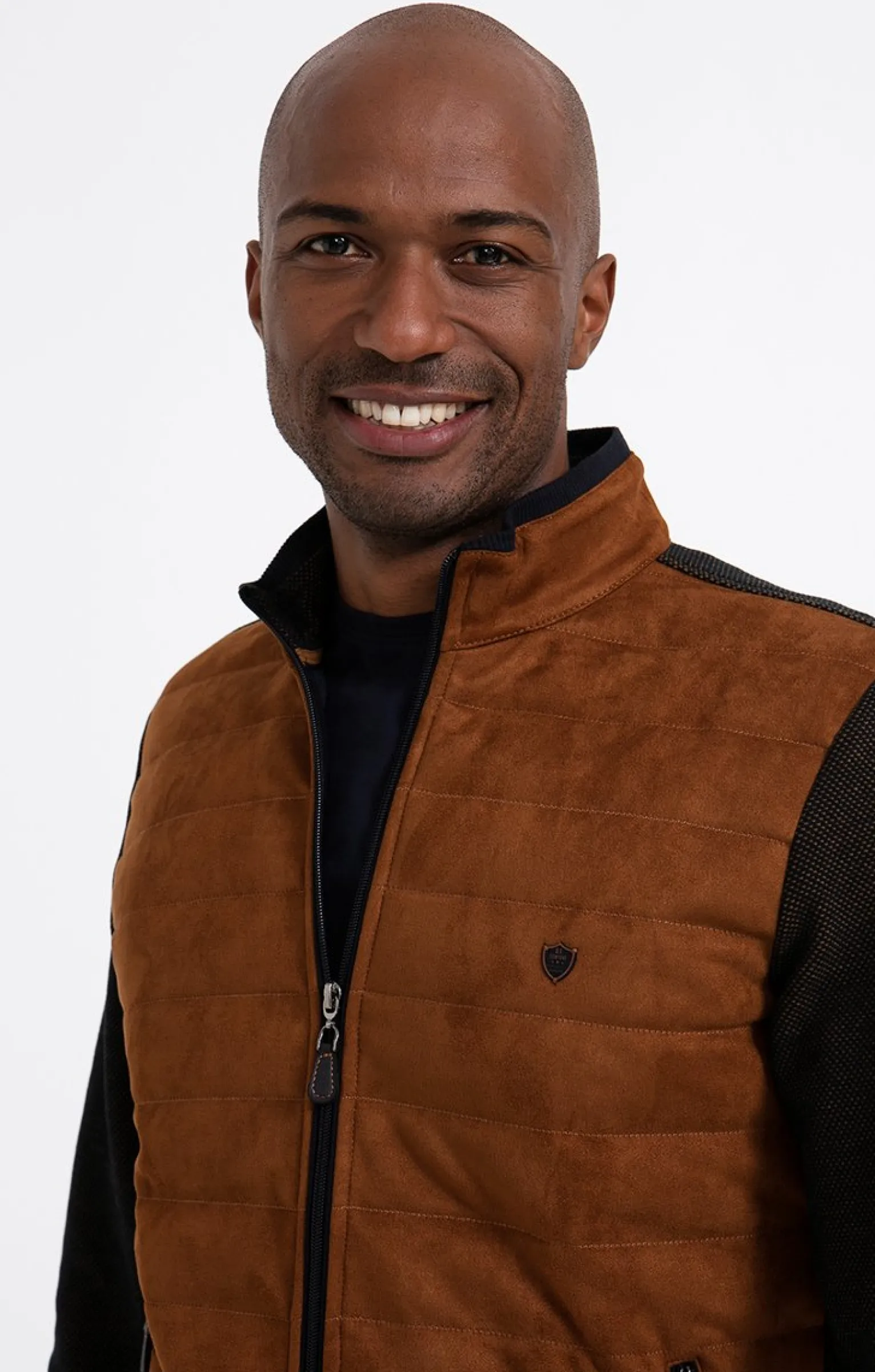 Pulls & Gilets<Armand Thiery Gilet manches longues Suedy - Camel