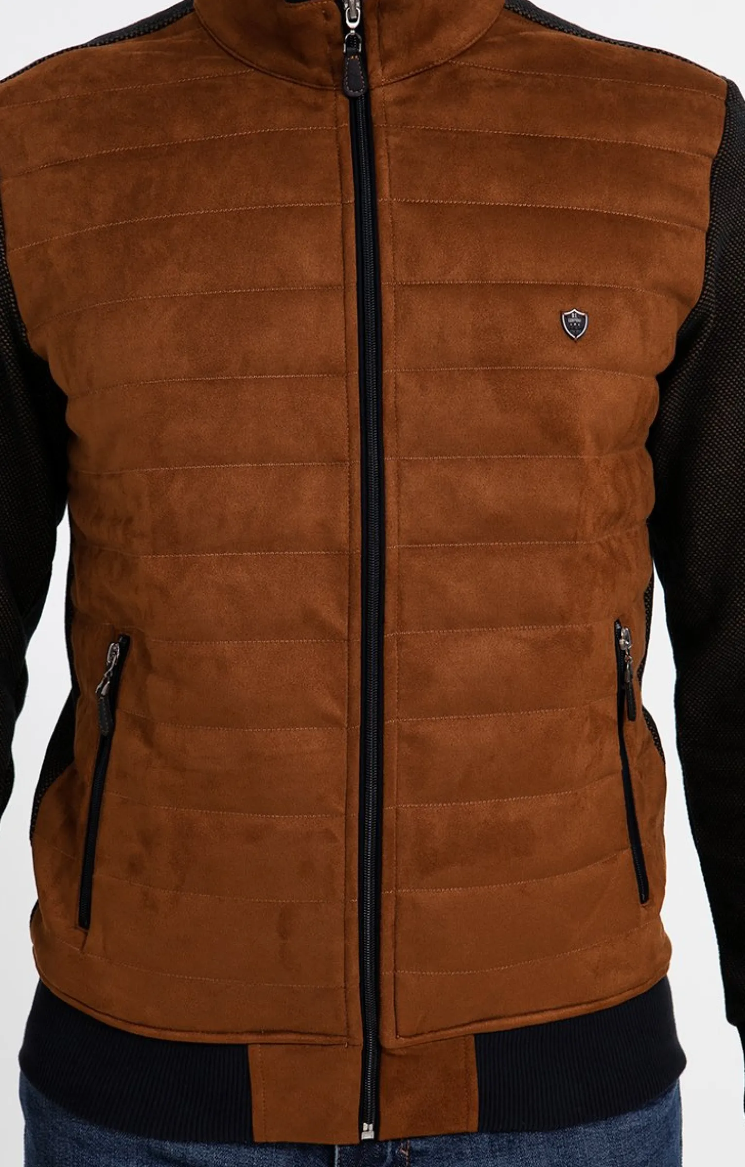 Pulls & Gilets<Armand Thiery Gilet manches longues Suedy - Camel