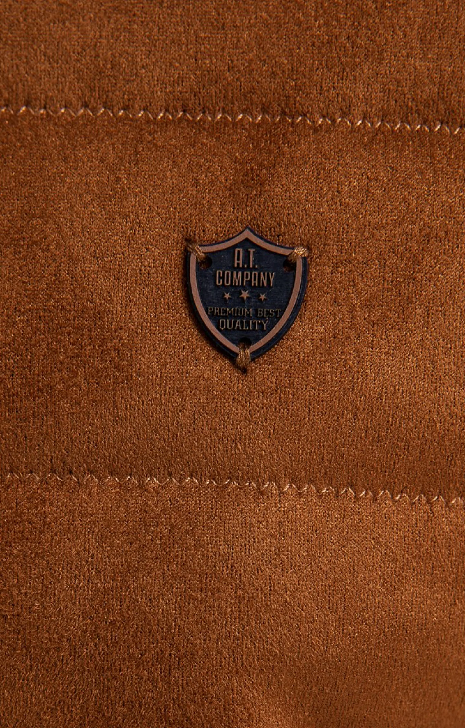 Pulls & Gilets<Armand Thiery Gilet manches longues Suedy - Camel