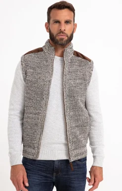 Pulls & Gilets<Armand Thiery Gilet sans manche doublé sherpa - Camel