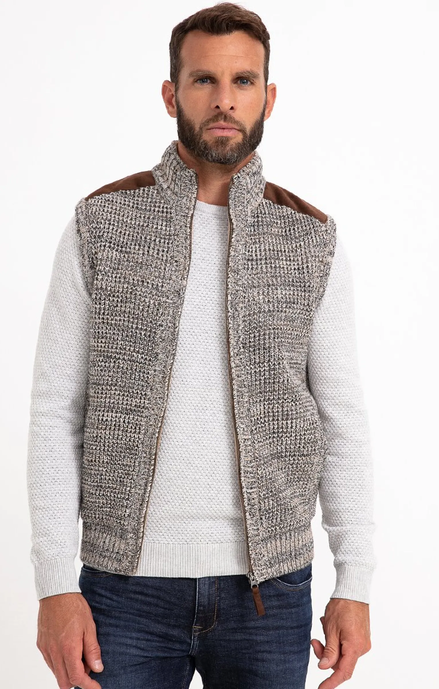 Pulls & Gilets<Armand Thiery Gilet sans manche doublé sherpa - Camel
