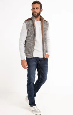 Pulls & Gilets<Armand Thiery Gilet sans manche doublé sherpa - Camel