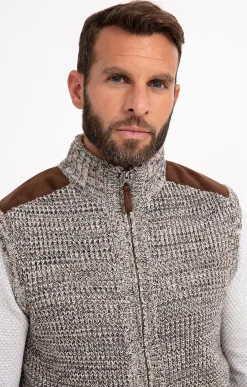 Pulls & Gilets<Armand Thiery Gilet sans manche doublé sherpa - Camel