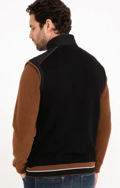 Pulls & Gilets<Armand Thiery Gilet sans manches Nautical - Noir
