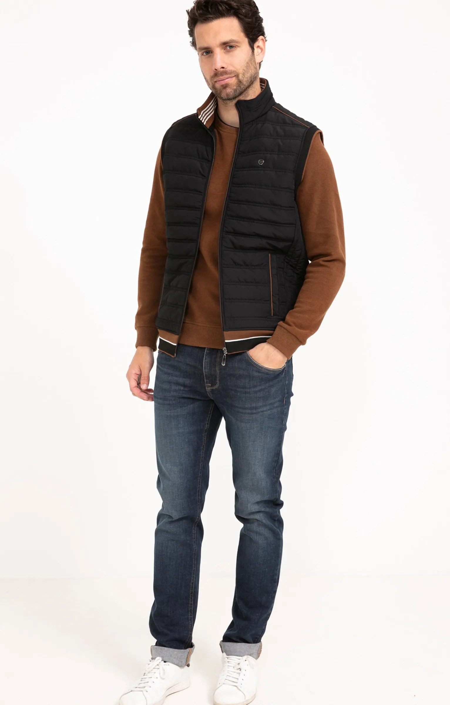 Pulls & Gilets<Armand Thiery Gilet sans manches Nautical - Noir